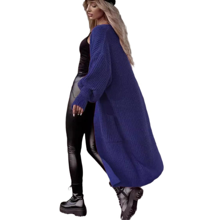 Damen Grobstrickmantel im lässigen Oversized-Stil mit tiefen Taschen Drune