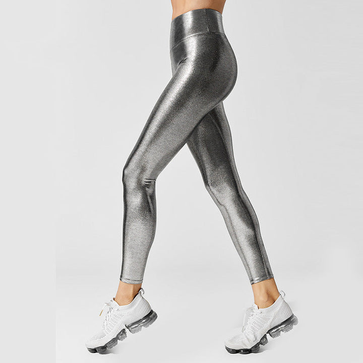 Damen Hochglänzende Leggings im eleganten Design Drune