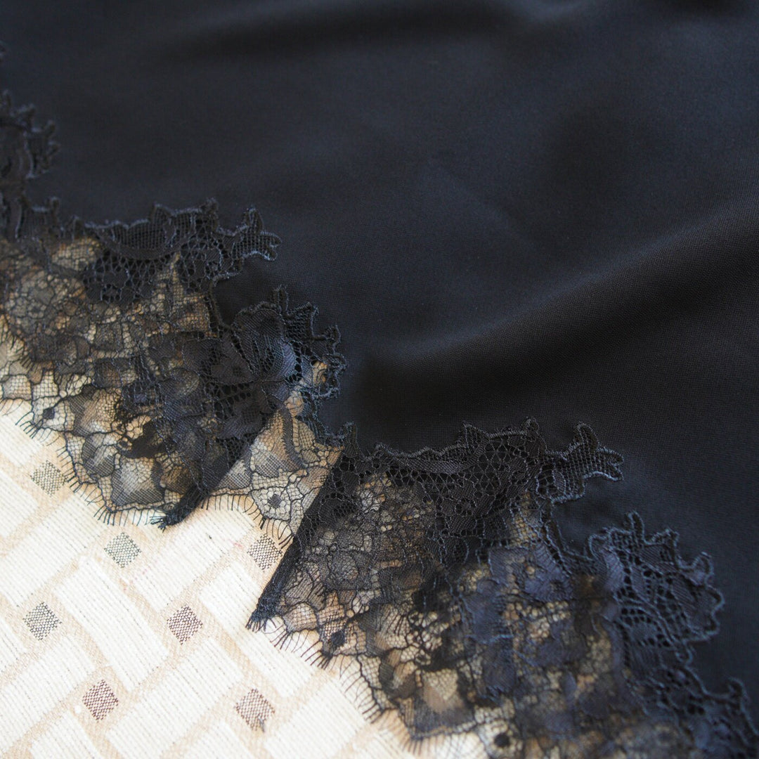 Damen Eleganter Maxirock mit dekorativer Spitzenborte Drune