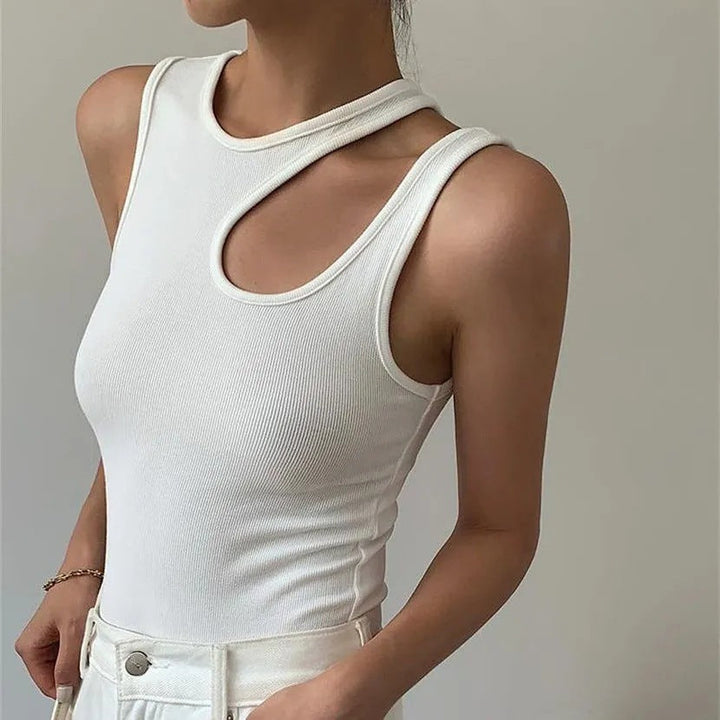Damen Tanktop mit einzigartigem Cut-Out Design und sportlichem Schnitt Drune