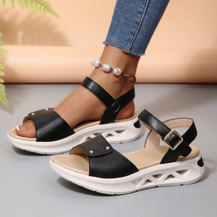 Damen verstellbare Komfortsandalen Drune