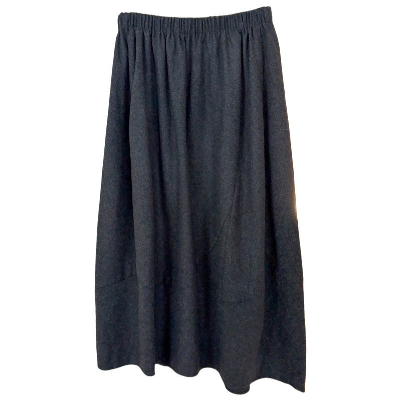 Damen Eleganter Midirock mit lässigem Schnitt Drune