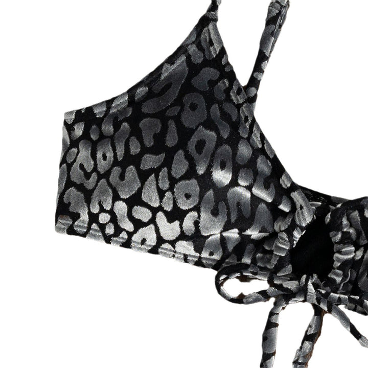 Damen Triangel-Bikini mit einzigartigen Tiermuster-Details Drune