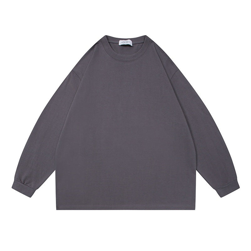 Unisex Oversize-Longsleeve aus schwerer Baumwollmischung mit Raglanärmeln und gerippten Bündchen Drune
