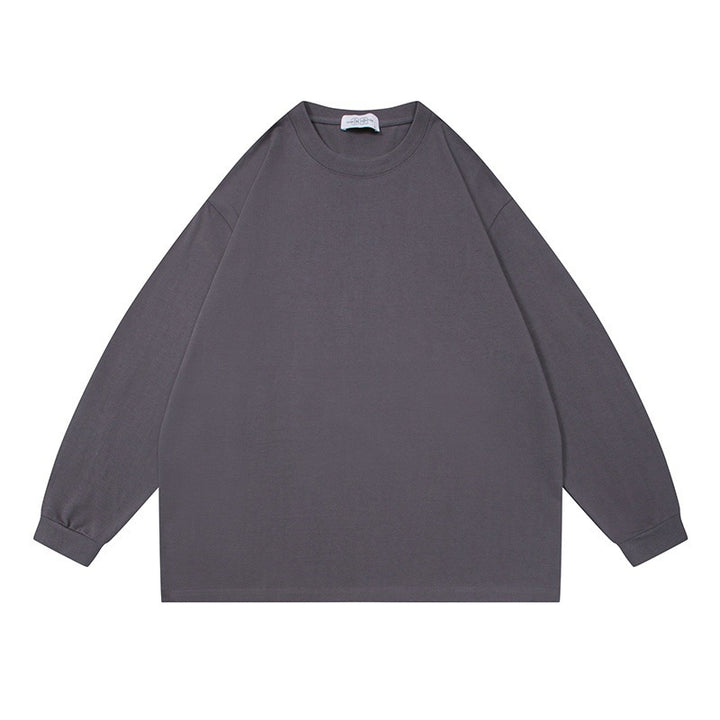 Unisex Oversize-Longsleeve aus schwerer Baumwollmischung mit Raglanärmeln und gerippten Bündchen Drune