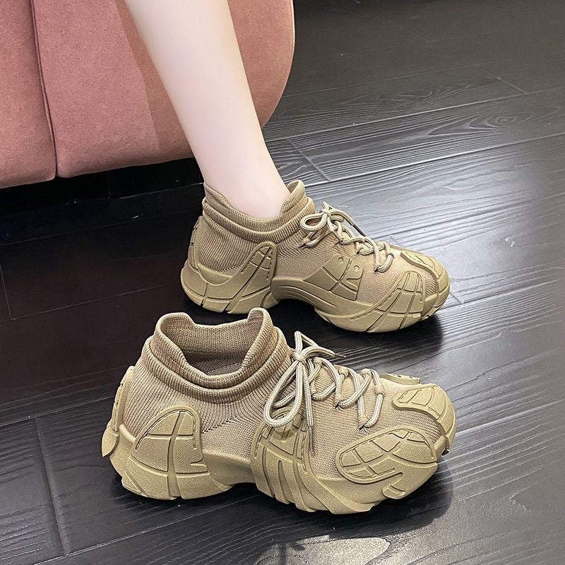 Damen bequeme Chunky Sneakers im modernen Design Drune