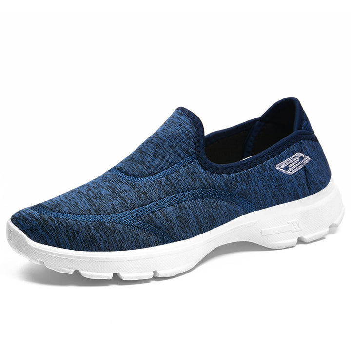 Damen nan leichter Slip-On Strick-Sneaker mit elastischem Einstieg, dämpfender Komfortzwischensohle und rutschfester Profilsohle Drune