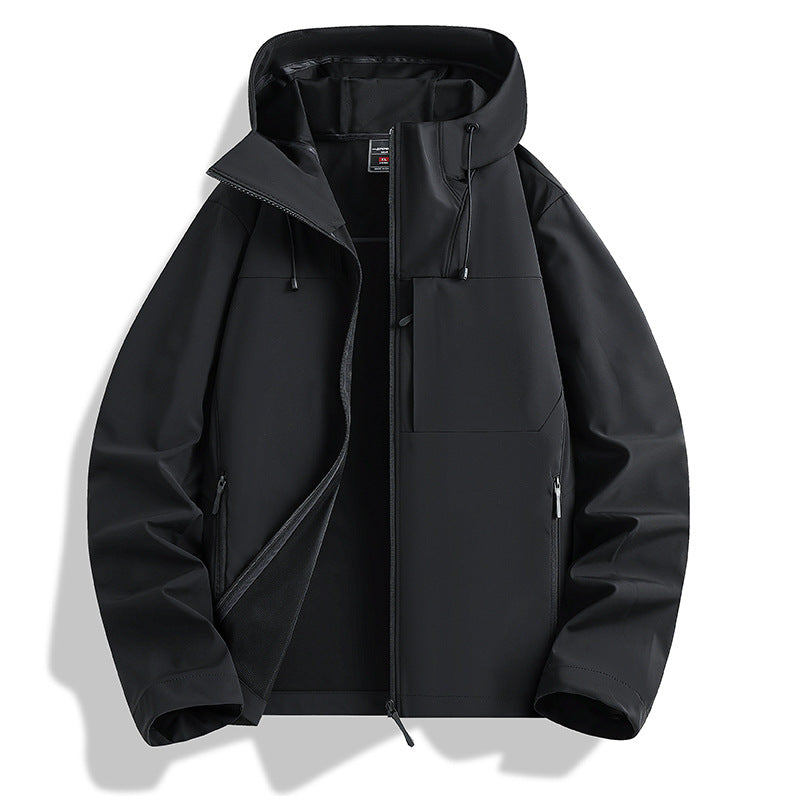Herren Leichte und wasserdichte Outdoor-Jacke Drune