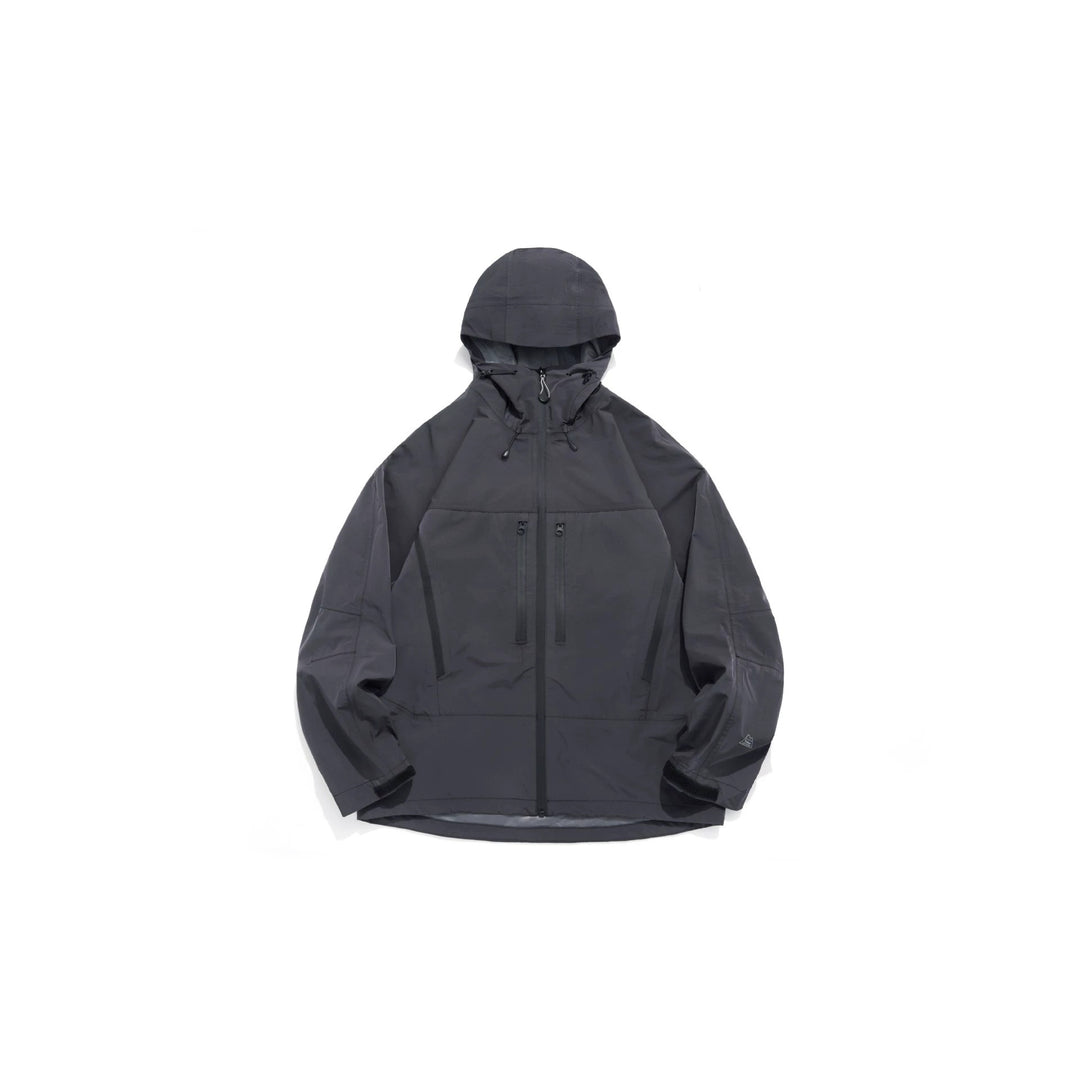 Unisex Technische Kapuzen-Outdoorjacke mit getapten Reißverschlüssen Drune