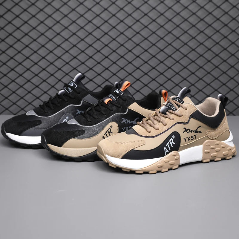 Herren Sneakers mit rutschfestem Profil und atmungsaktiver Obermaterialstruktur Drune