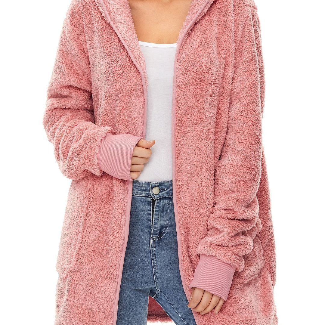 Damen weicher Fleece-Mantels Drune