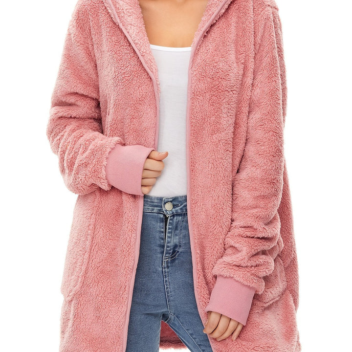 Damen weicher Fleece-Mantels Drune
