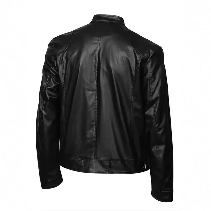 Herren Modische Lederjacke Drune