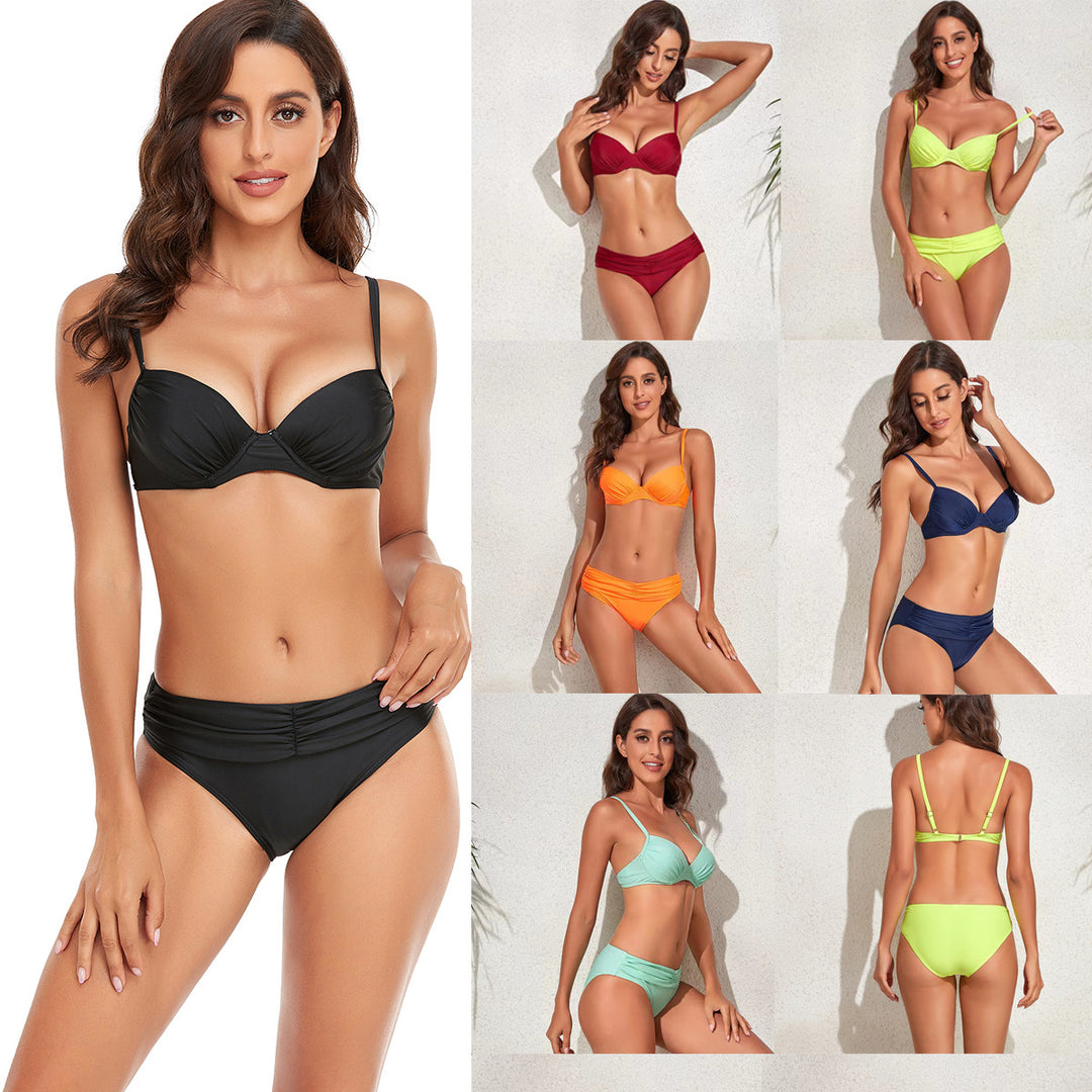 Damen Bikini-Set mit raffinierten Rüschendetails Drune