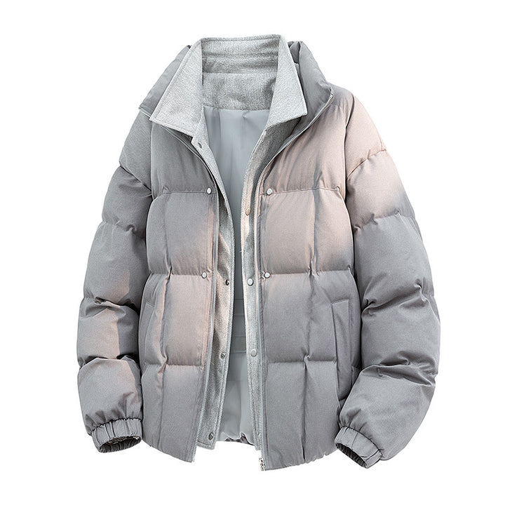 Herren Gepolsterte Steppjacke mit Thermofutter und hohem Kragen Drune