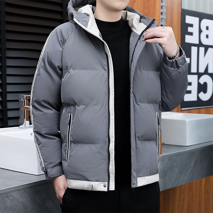 Damen Stylische Winterjacke mit Kapuze und Steppdesign Drune