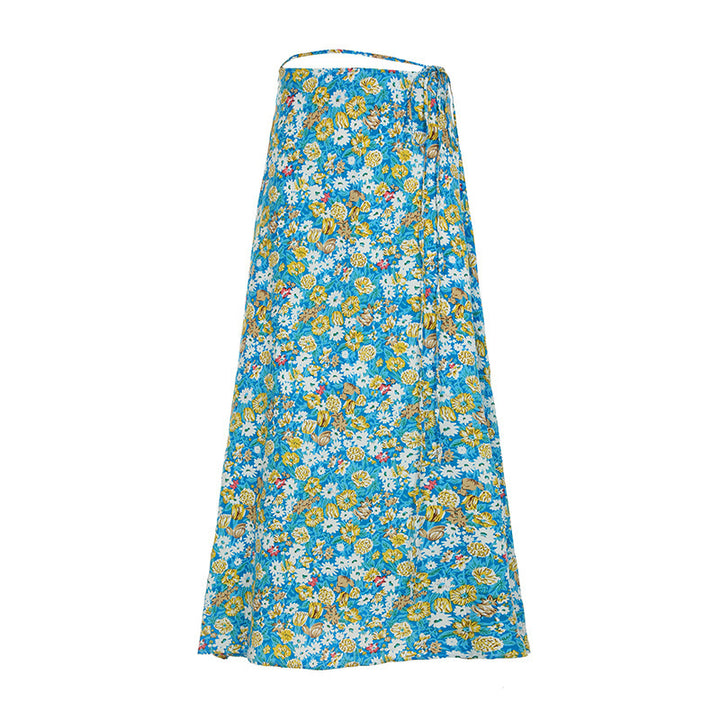 Damen Bandeau-Oberteil mit floralem Muster und geflochtenem Detail Drune