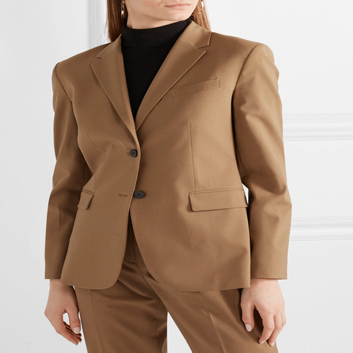 Damen Maßgeschneiderter Zweiteiliger Blazer‑Hosenanzug im schlanken Tailoring Drune