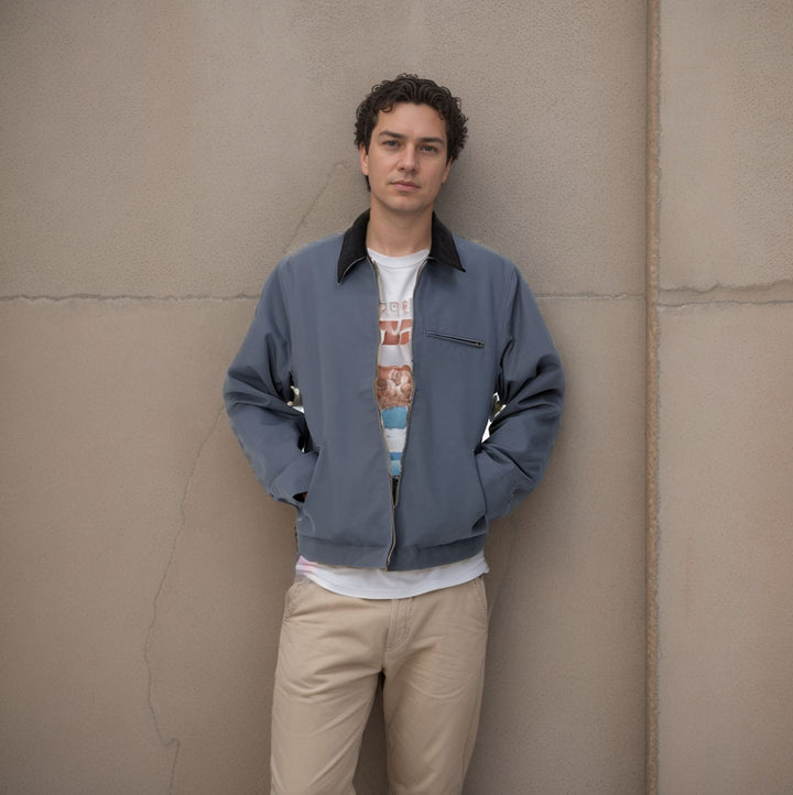 Herren elegante Arbeitsjacke mit praktischen Reißverschlusstaschen Drune
