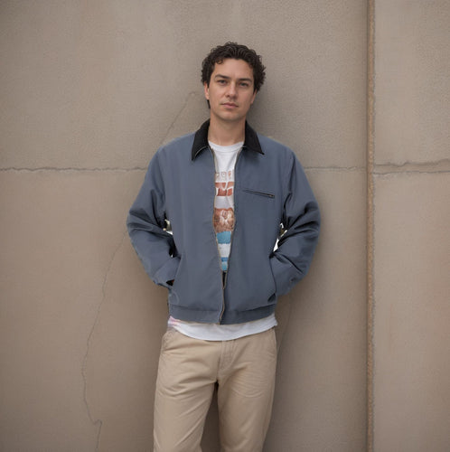 Herren elegante Arbeitsjacke mit praktischen Reißverschlusstaschen Drune