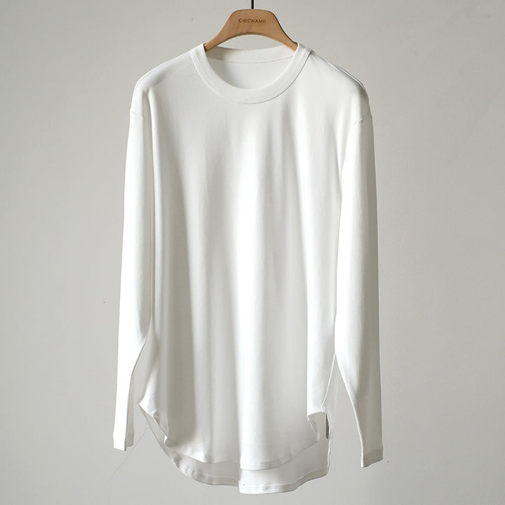 Damen Bequeme Langarm-T-Shirt Drune