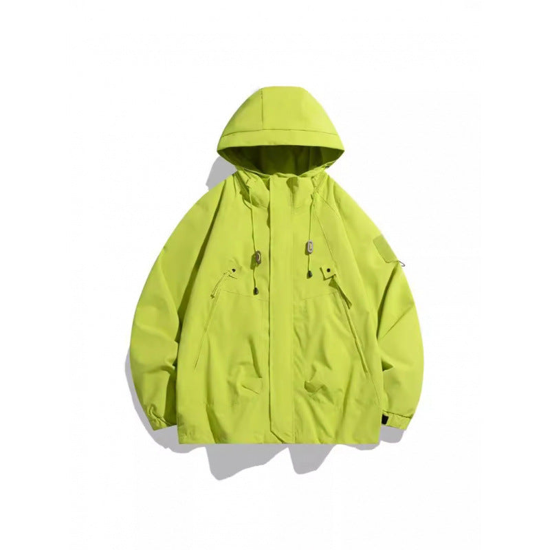 Herren Wasserabweisende Übergangsjacke mit Kapuze Drune