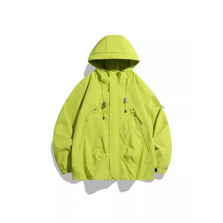 Herren Wasserabweisende Übergangsjacke mit Kapuze Drune