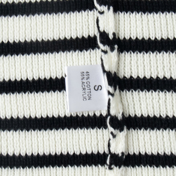Damen Gestreifter Strickpullover mit gemütlicher Passform Drune