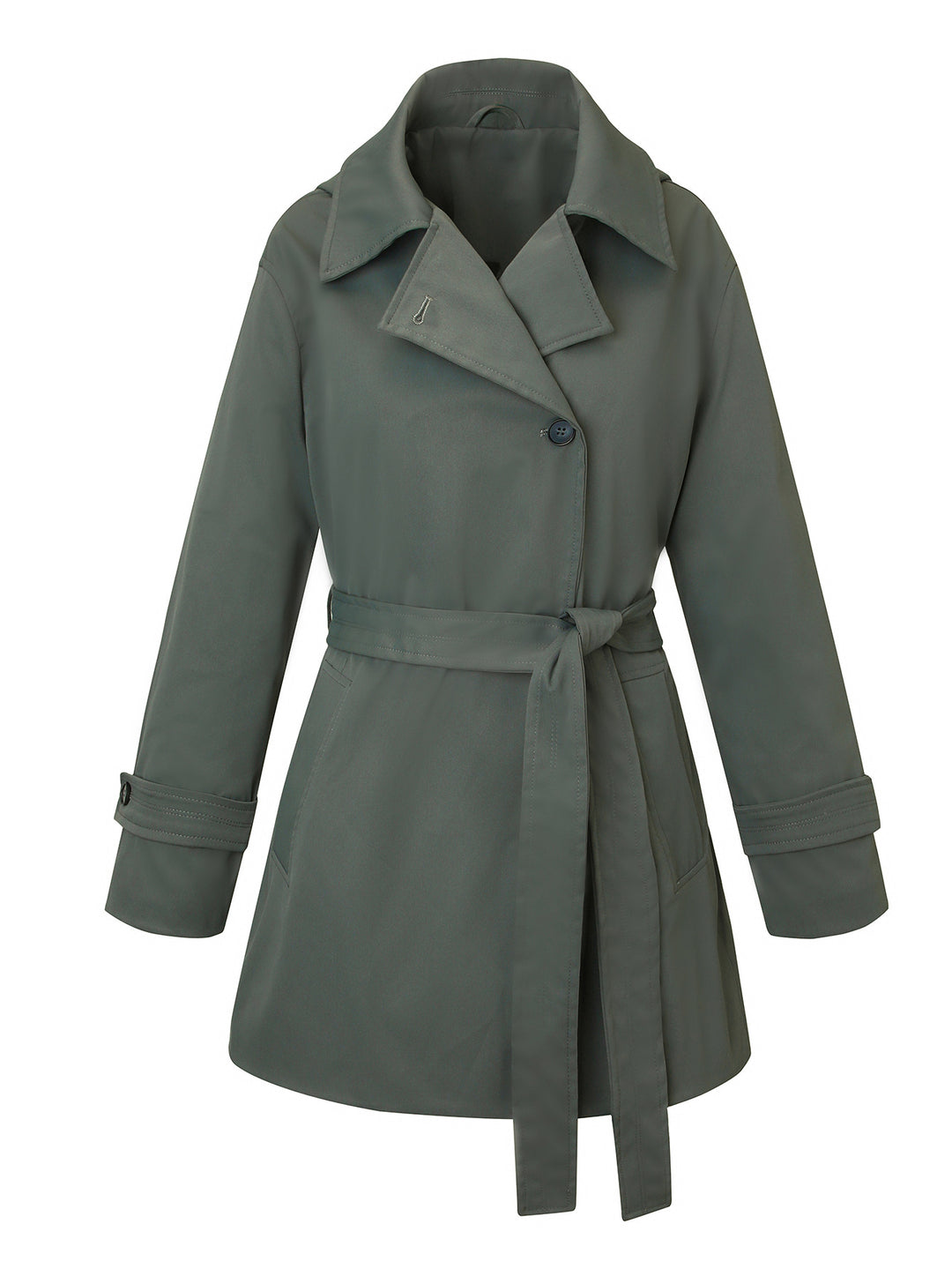 Damen Eleganter und zeitloser Trenchcoat Drune