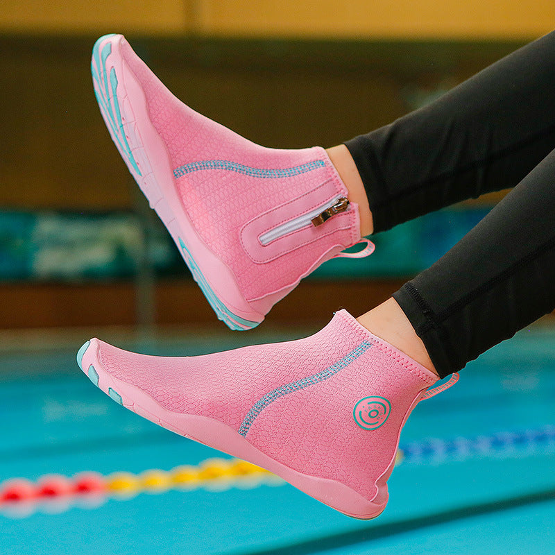Damen Multifunktionale Wassersportschuhe mit rutschfester Sohle und hohem Schaft Drune