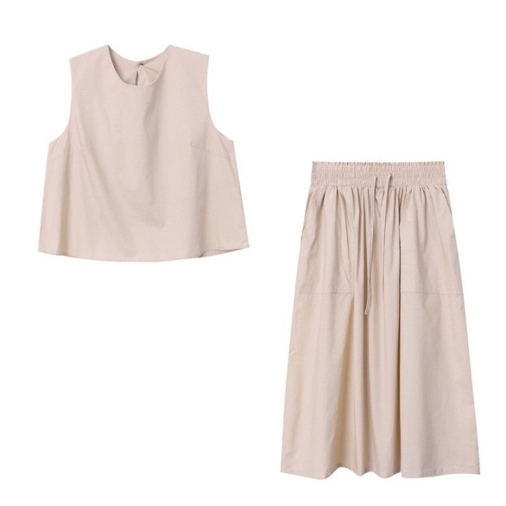 Damen elegantes Maxikleid mit Schaufelausschnitt und elastischem Bund Drune
