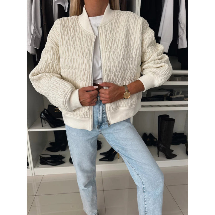 Damen Steppjacke im sportlich eleganten Design mit voluminösen Ärmeln Drune