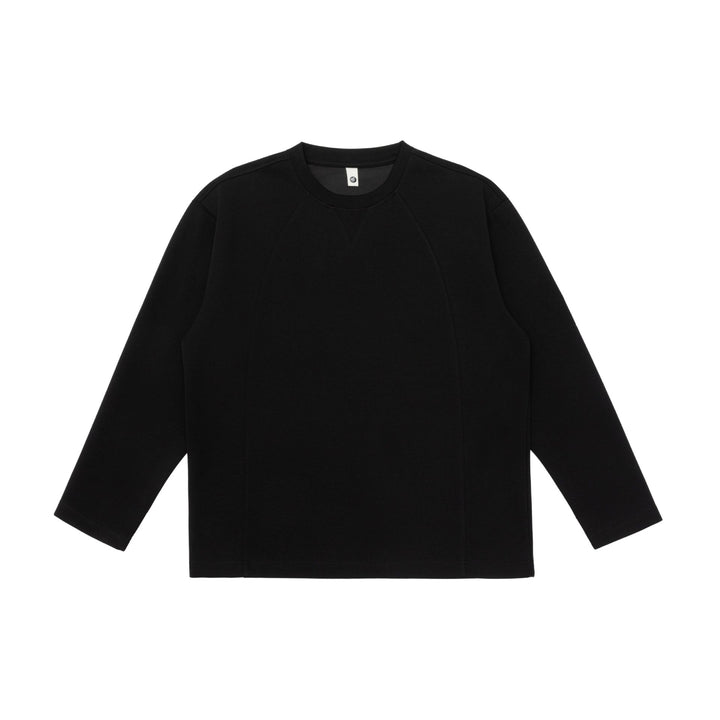 Unisex Oversize‑Sweatshirt mit Raglanärmeln und Teilungsnähten Drune
