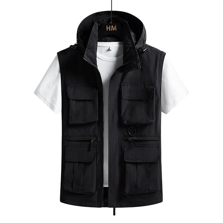 Herren Trendige Utility-Jacke Drune