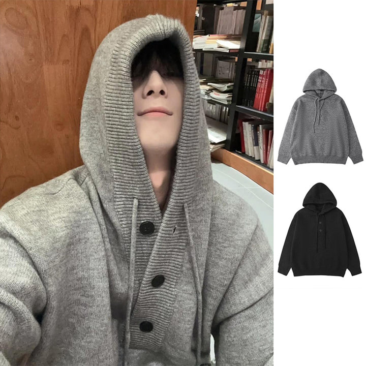 Herren Kuscheliger Oversized Hoodie Drune