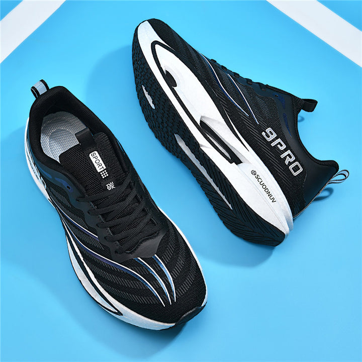 Unisex leichte Laufschuhe mit dämpfender Plattformsohle und atmungsaktivem Obermaterial Drune