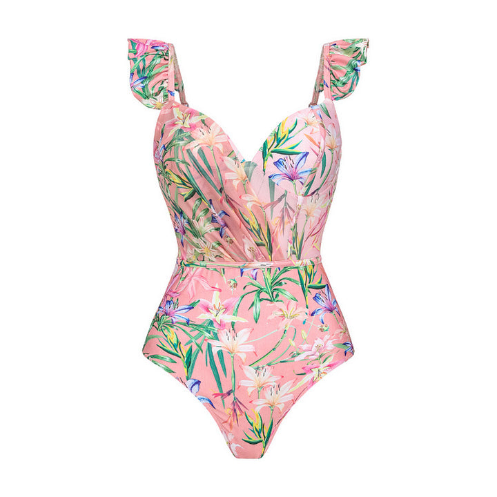 Damen Bikiniset mit langen Ärmeln Drune
