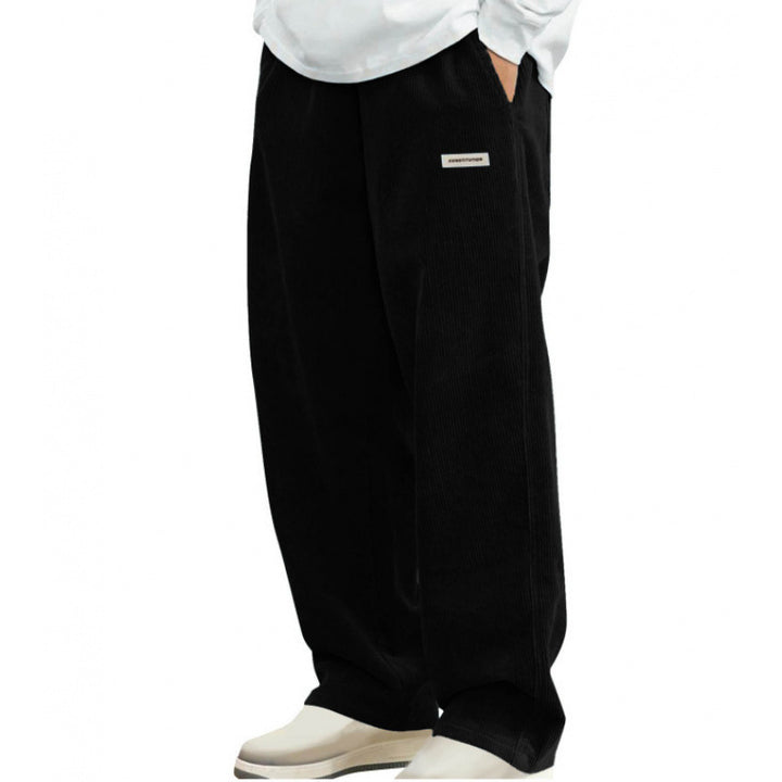 Herren Modische Cordhose Drune