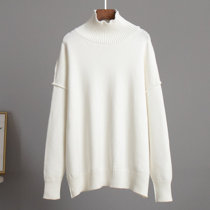 Damen Modischer Rollkragenpullover Drune