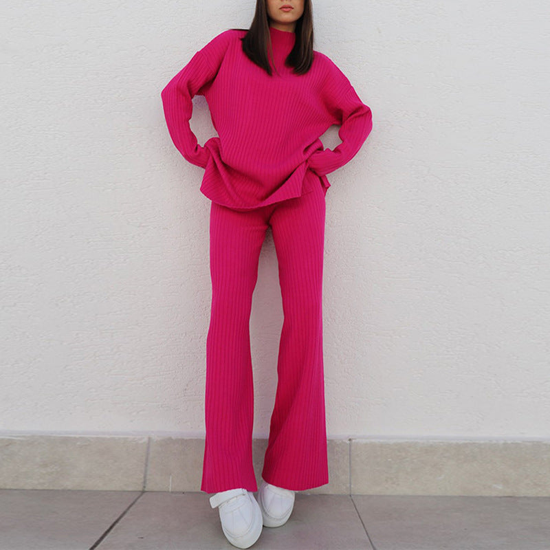 Damen Pullover im modernen Rippen-Design mit lässigem Schnitt Drune