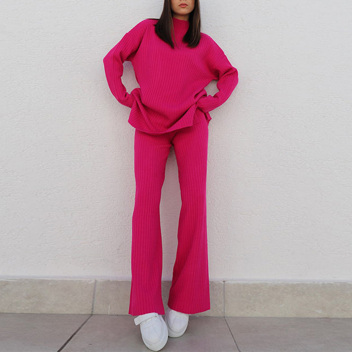 Damen Pullover im modernen Rippen-Design mit lässigem Schnitt Drune