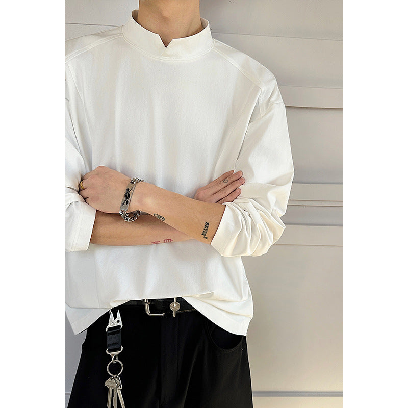 Herren Modisches Oversized Langarmshirt Drune