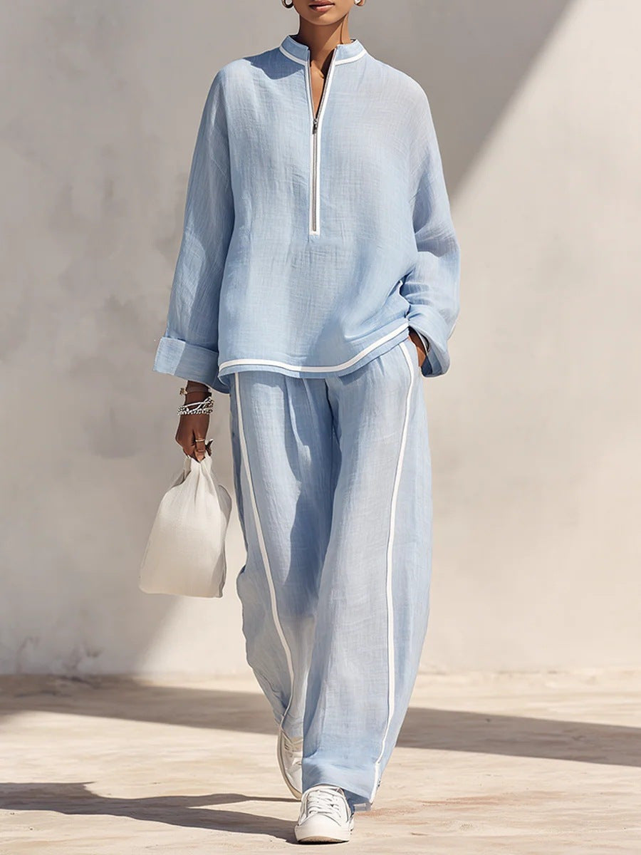 Damen Luftiges und elegantes Pyjama-Set Drune