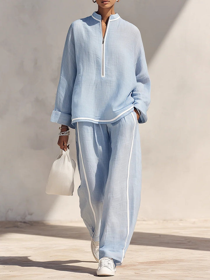 Damen Luftiges und elegantes Pyjama-Set Drune