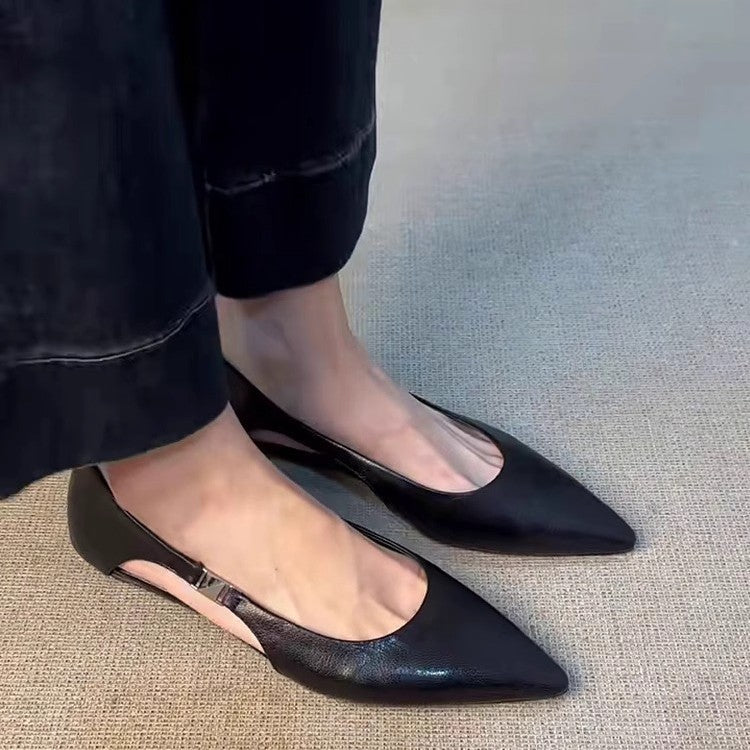 Damen Slingback-Ballerinas mit elegantem Cut-Out und bequemer Passform Drune