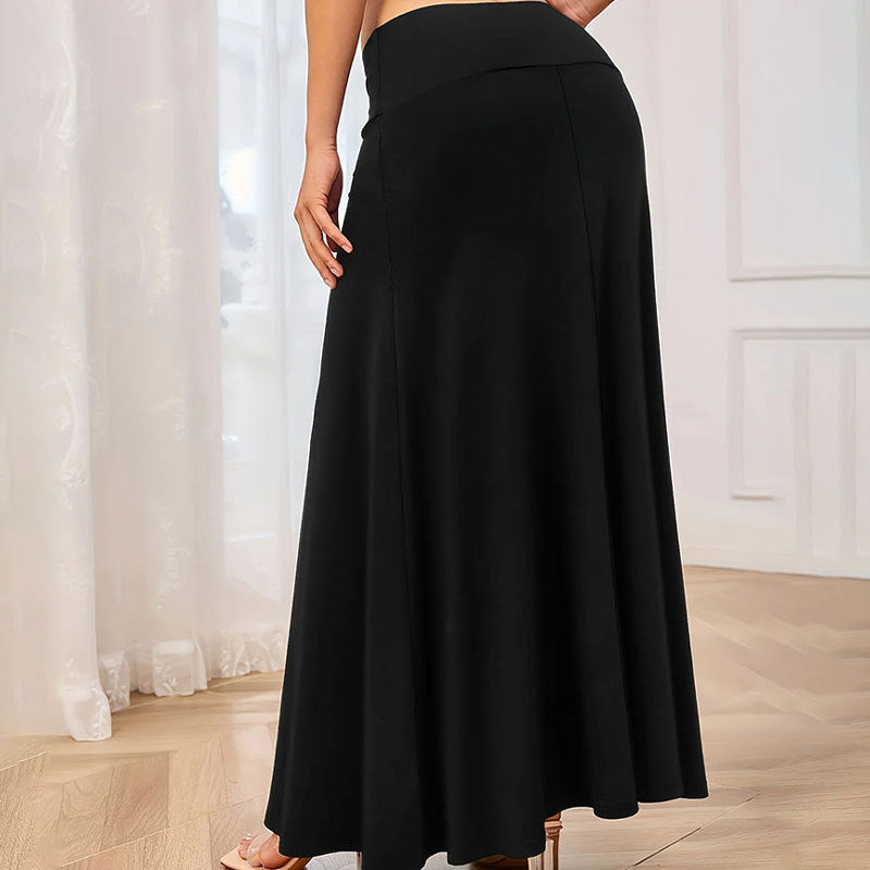 Damen nahtloser Maxirock Drune