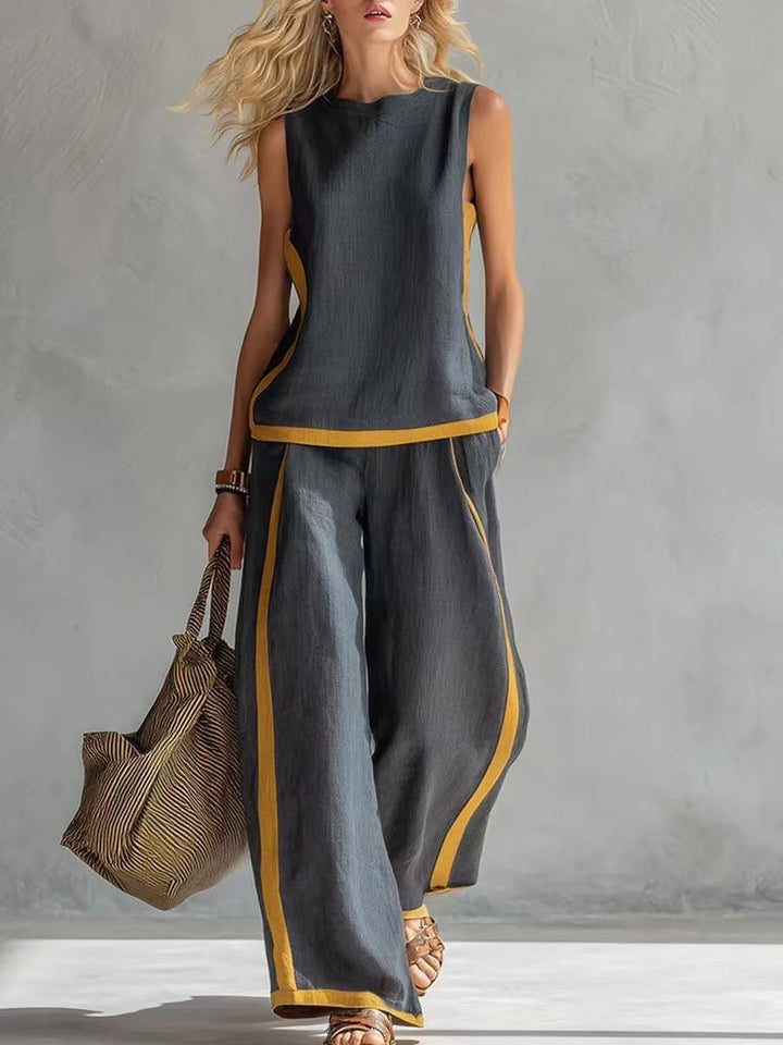 Damen lässiges Sommeranzug-Set Drune