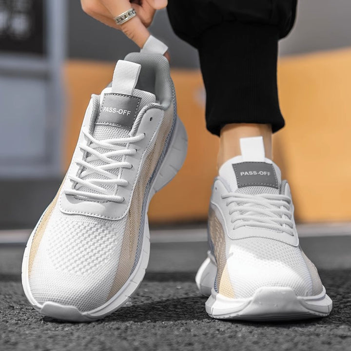Herren atmungsaktive leichte Lauf- und Freizeitsneaker mit dämpfender Sohle Drune