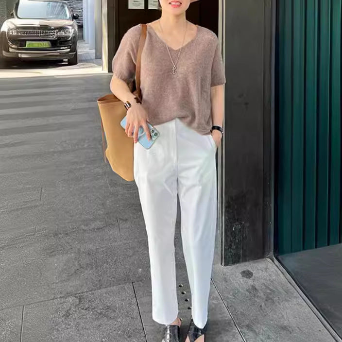 Damen Bequeme und elegante Chino-Hose Drune