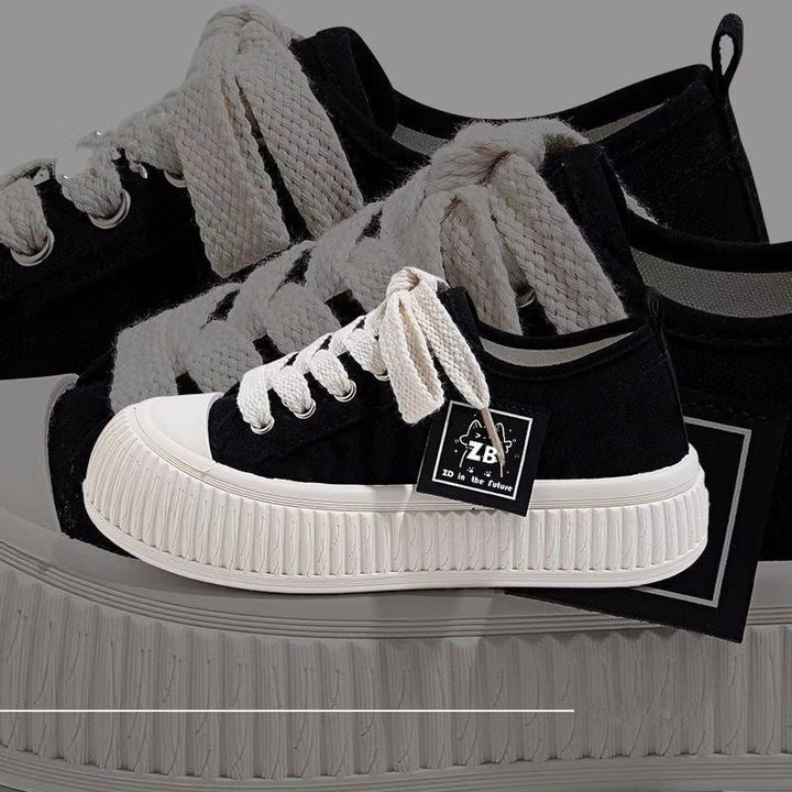 Damen Sneaker mit trendiger Plateau-Sohle und komfortablem Obermaterial Drune